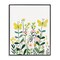 Stupell Industries Blooming Garden Butterflies Framed Giclee Wall Art Design by LSR Design Studio